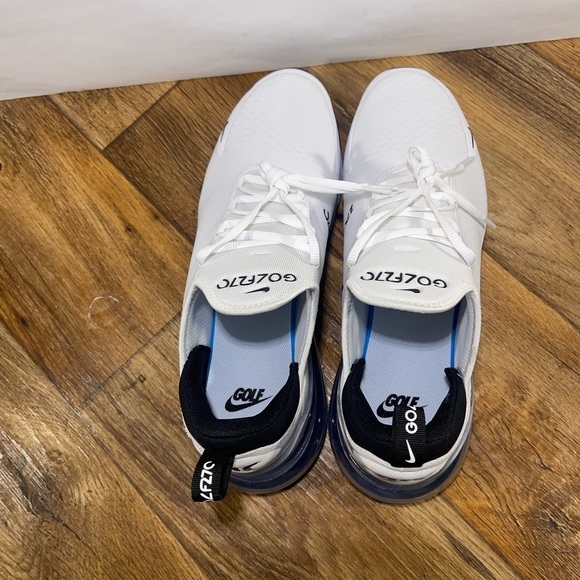Nike Golf‎ Air Max 270 Shoes White Black Platinum CK6483-102 Men's New With Box - Picture 6 of 12